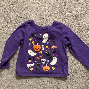 The Children's Place Purple Halloween Long Sleeve Tee